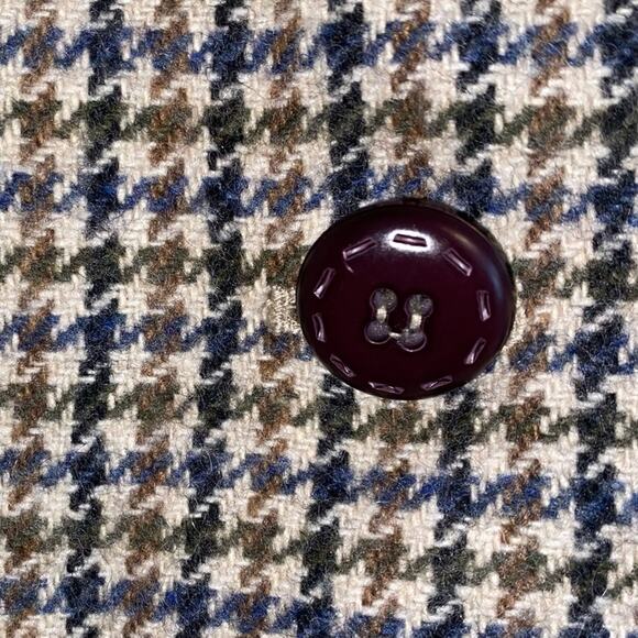 Talbots Multi-Color Houndstooth Blazer - Picture 9 of 12